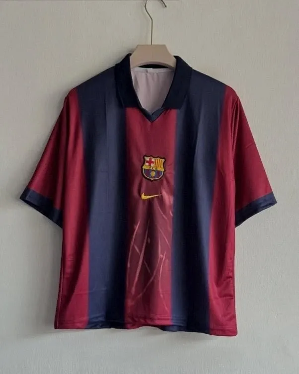 Barcelona X Travis Scott Special Edition Kit [Embroidery] (S, Embroidery)