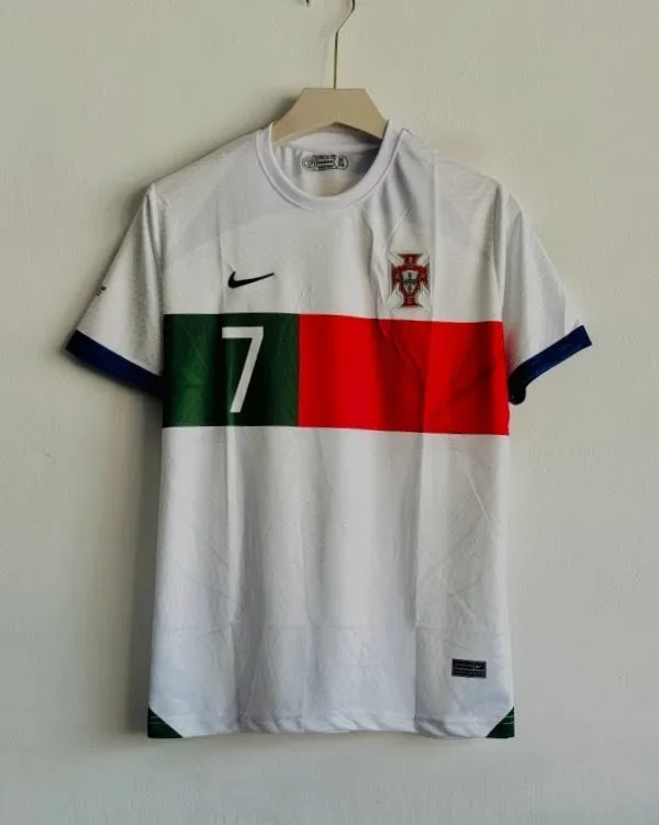 Ronaldo Portugal 2022 Away Kit [Embroidery] (S)