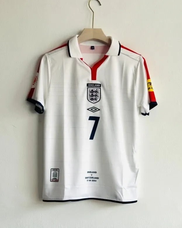 Beckham England 2004 Home Kit [Embroidery]