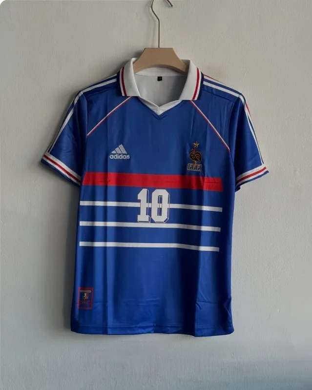 Zidane France 1998 Home Kit [Embroidery]